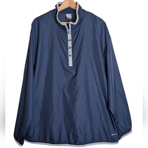 Rare Vintage Men's Nike 1/4 Zip Windbreaker USA Olympic 2000 Size XL Navy